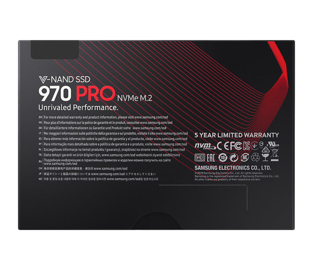 SAMSUNG 970 PRO 1TB M.2 MZ-V7P1T0BW - 442513 - zdjęcie 6